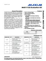 MAX17122_Evaluation Kit